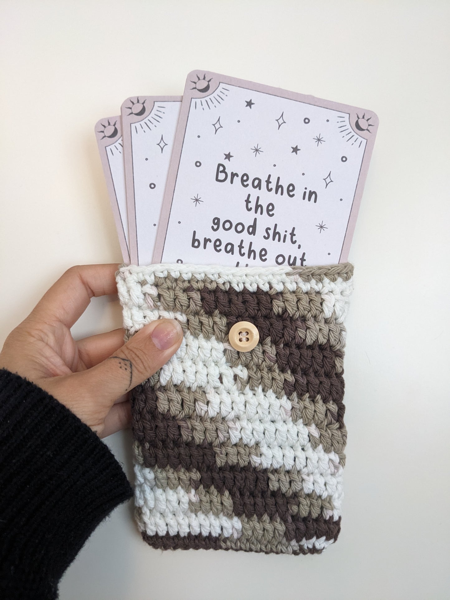 Sweary Affirmation Cards, Sarcastic Adult Humour Gift, Tarot Card Design