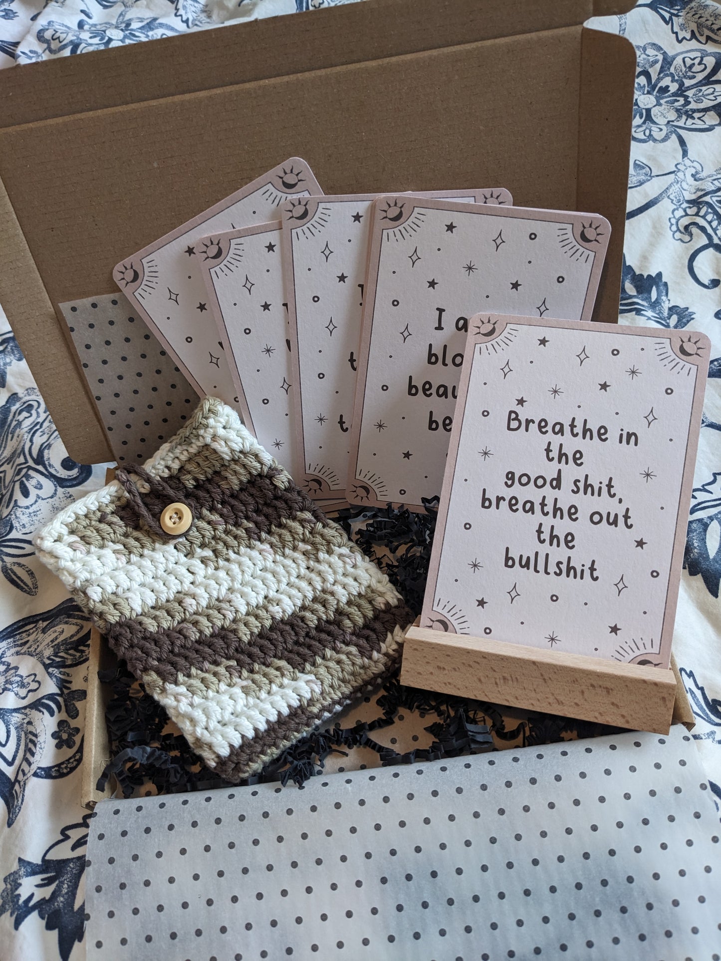 Sweary Affirmation Cards, Sarcastic Adult Humour Gift, Tarot Card Design