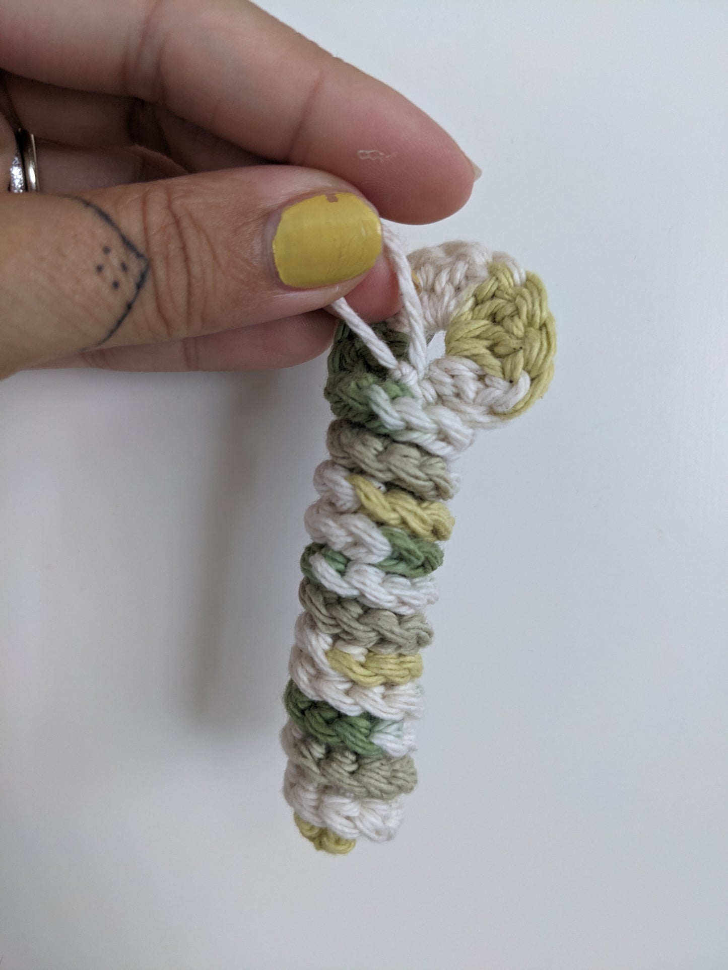 Green Worry Worm FOR ADULTS, Sweary Sarcastic cotton crochet worm