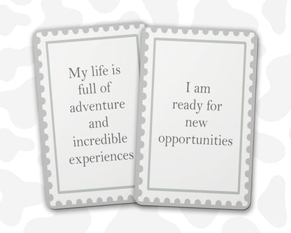 Adventure Stamp Affirmation Cards - Pack of 8