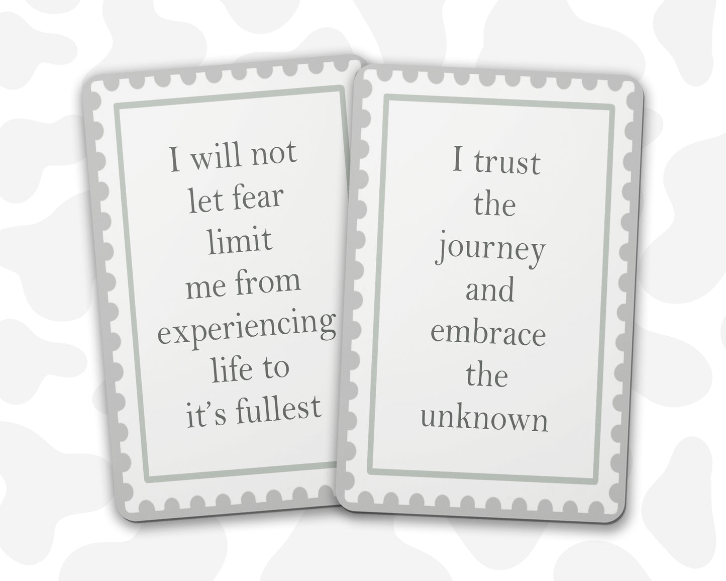 Adventure Stamp Affirmation Cards - Pack of 8