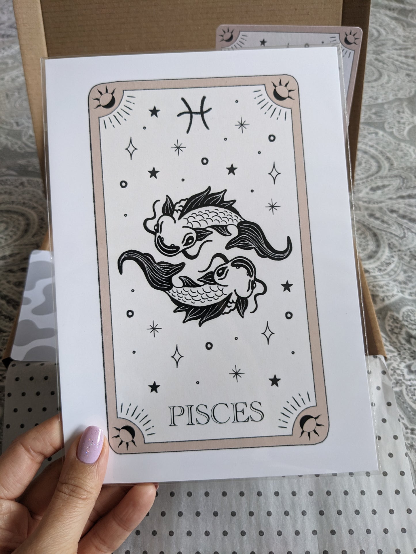 Zodiac Letterbox Gifts, Star Sign Postal Gift box