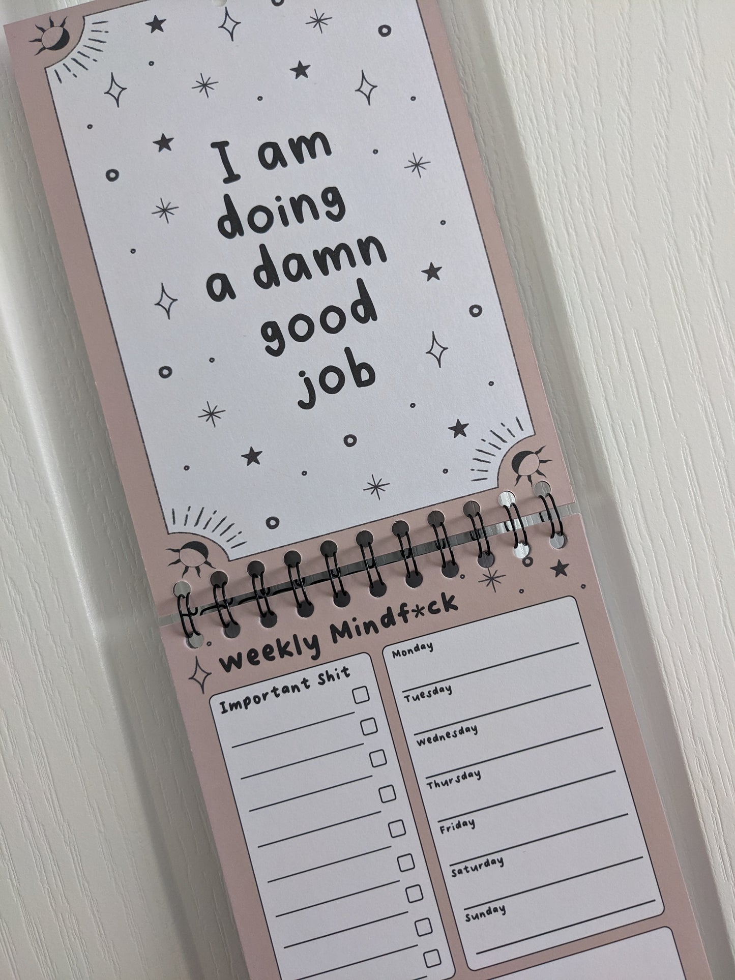 12 Week Sweary Affirmation Planner