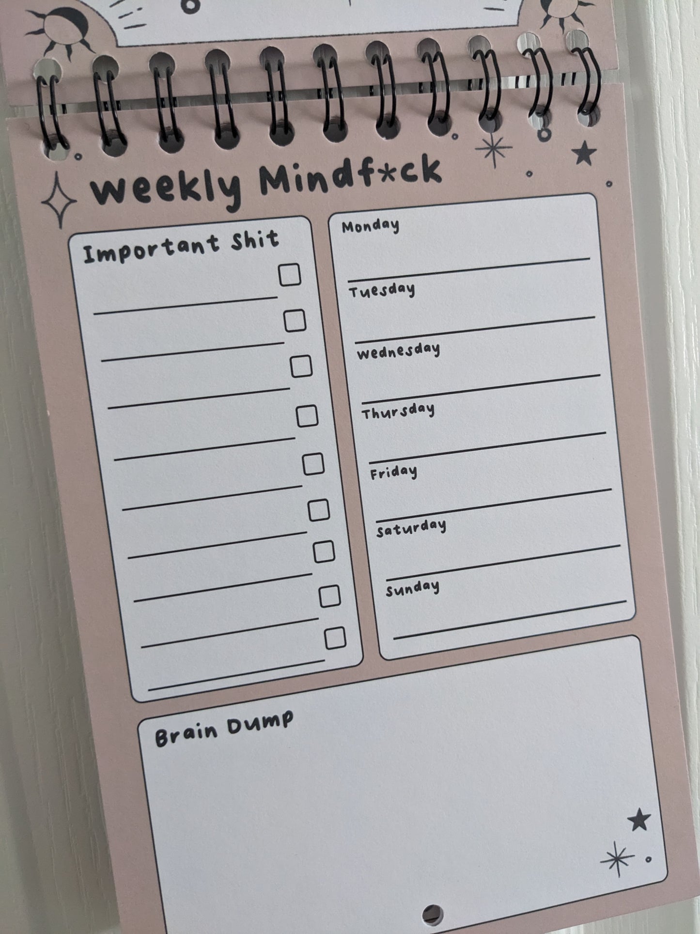 12 Week Sweary Affirmation Planner