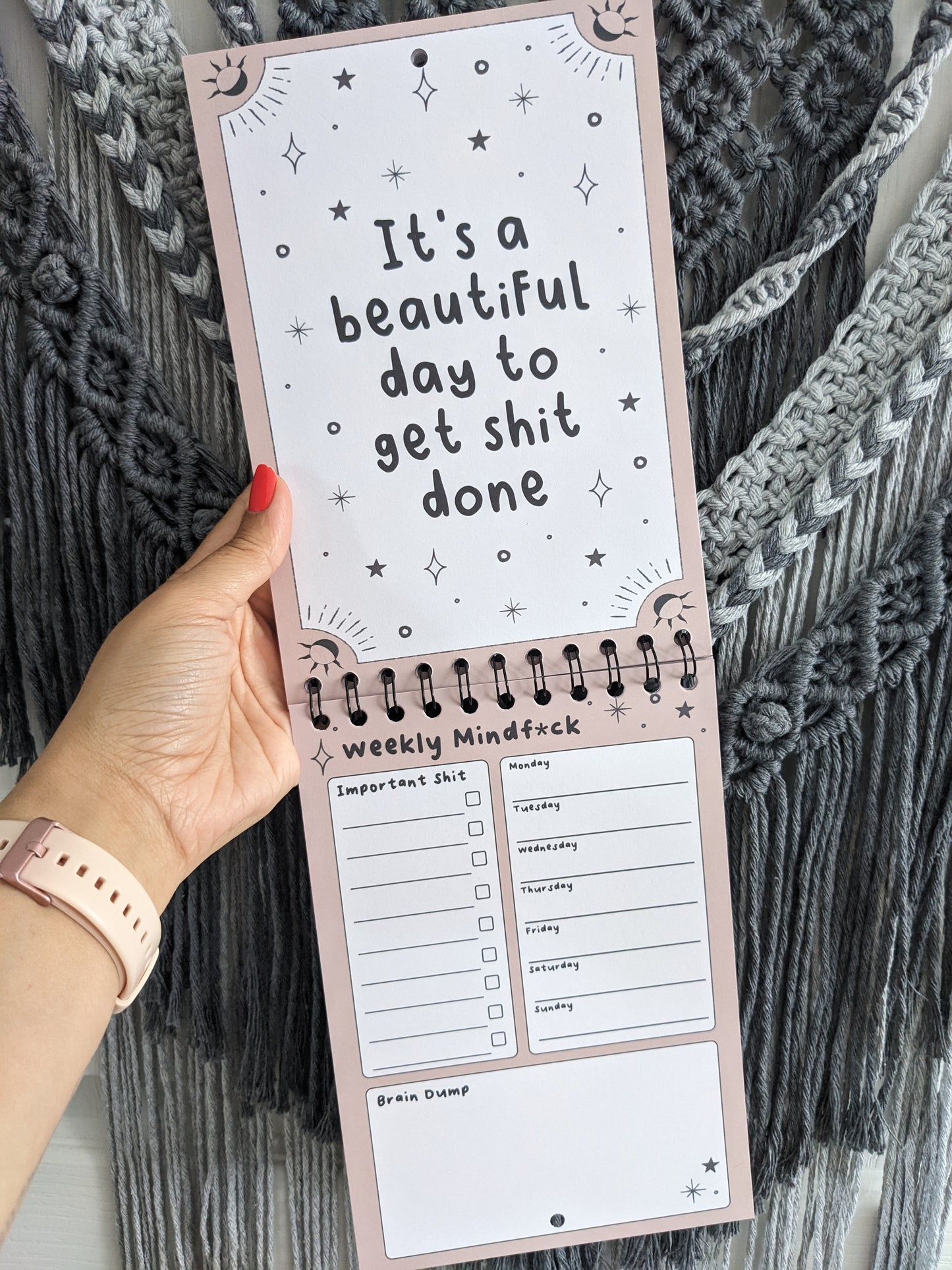 12 Week Sweary Affirmation Planner