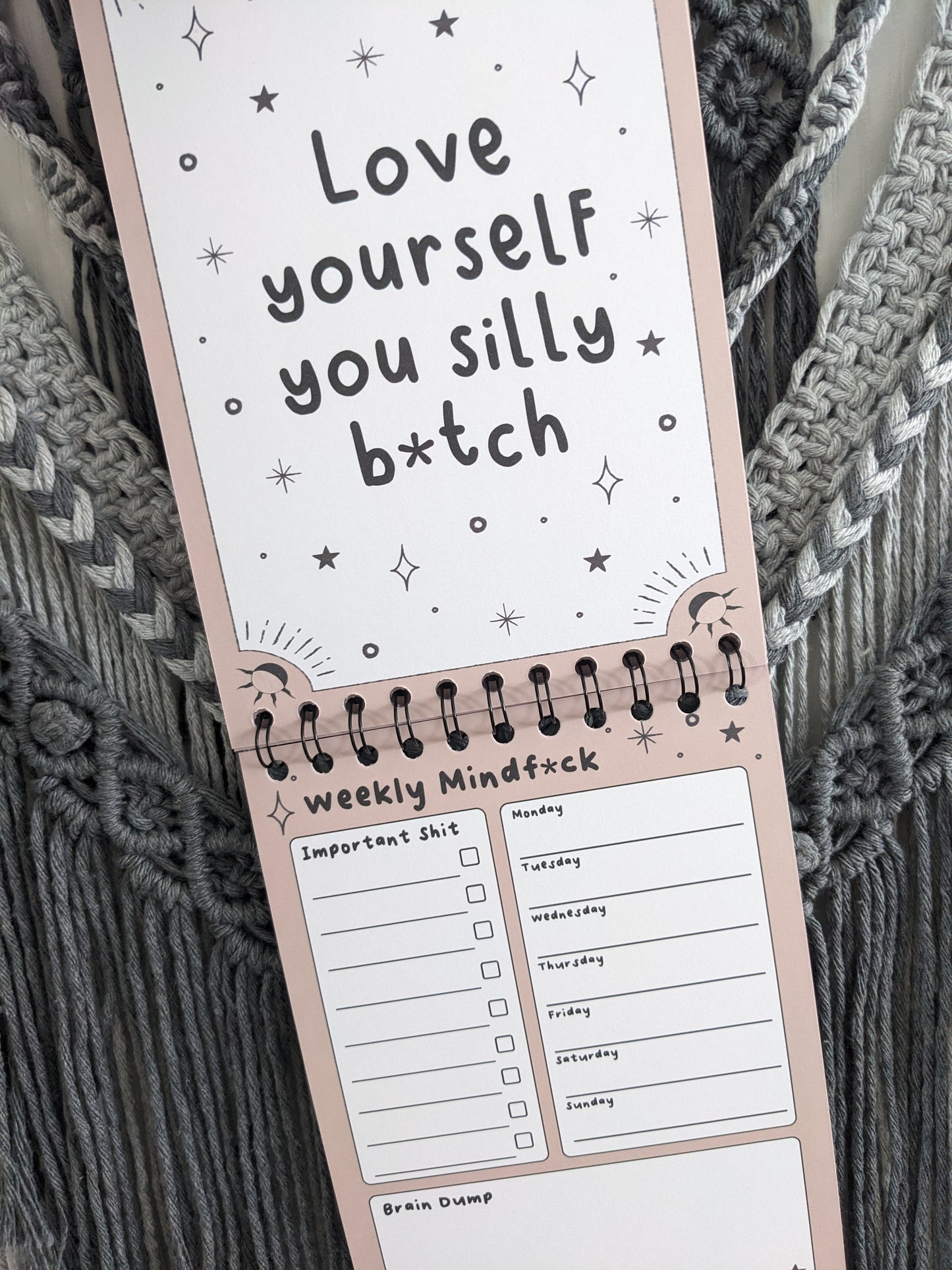 12 Week Sweary Affirmation Planner