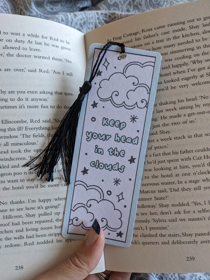 Head In The Clouds Bookmark