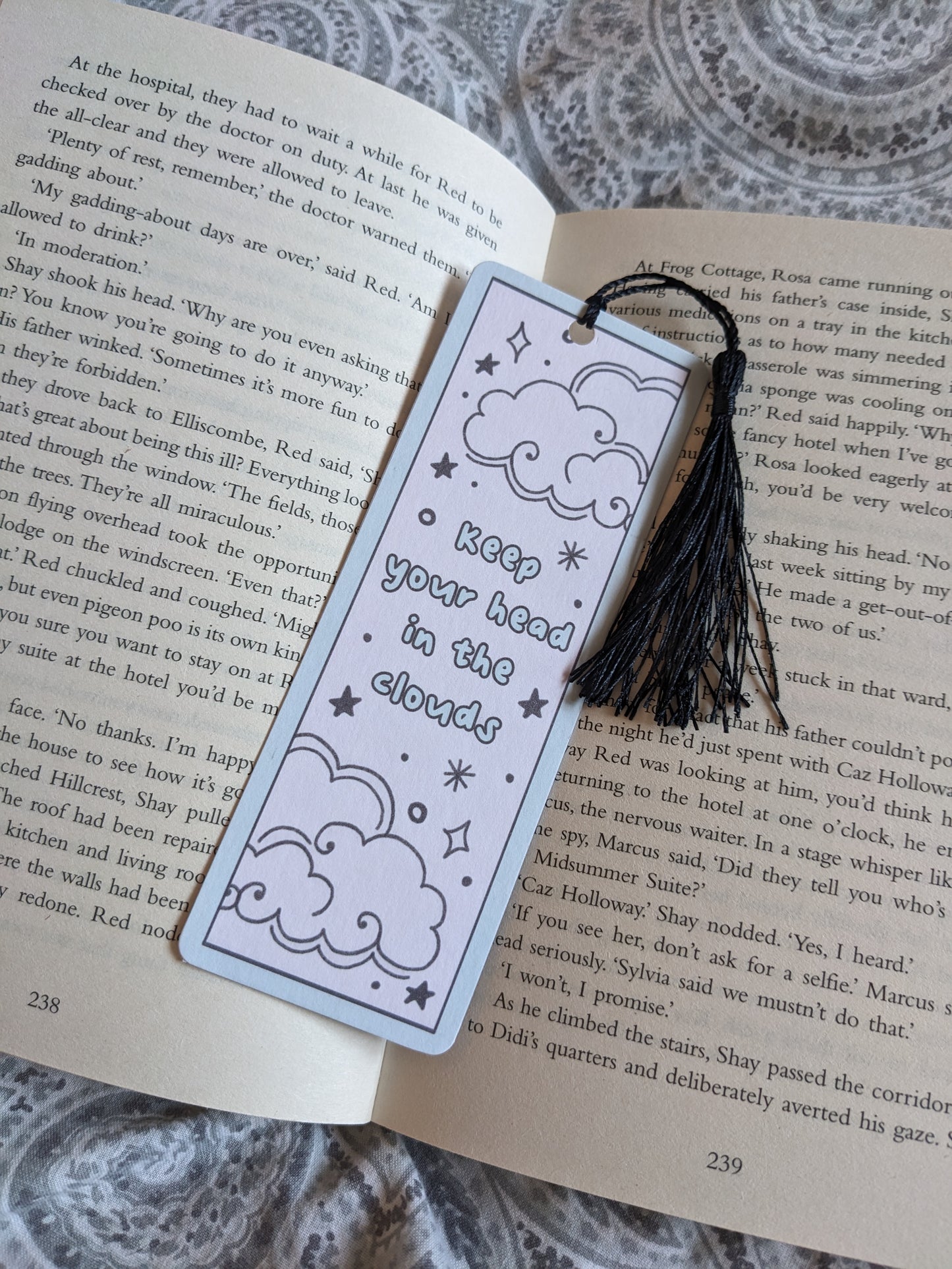 Head In The Clouds Bookmark