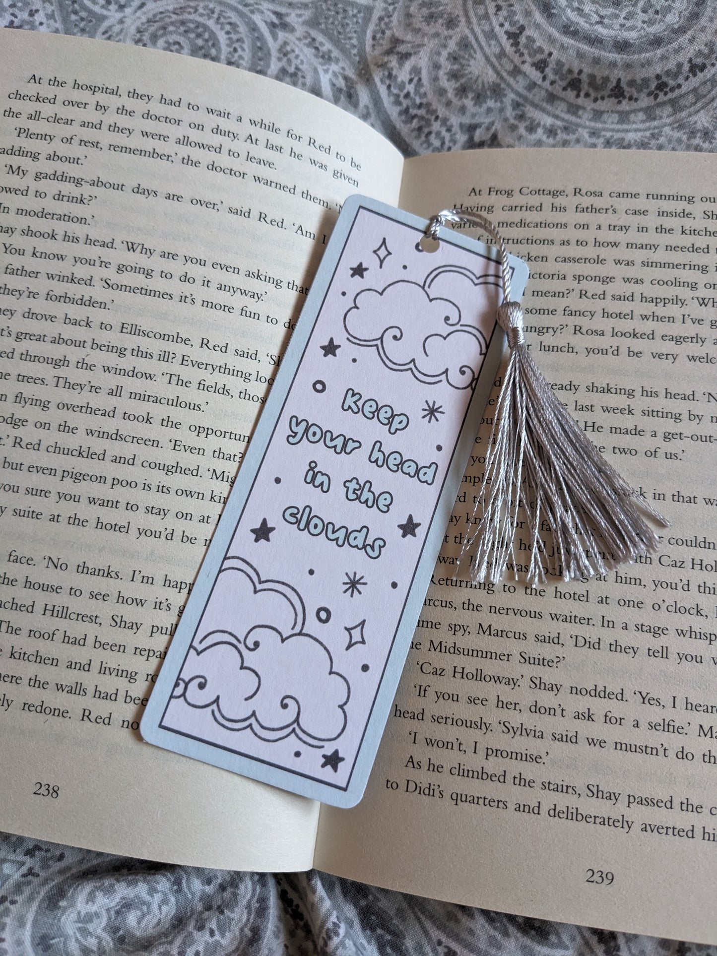 Head In The Clouds Bookmark