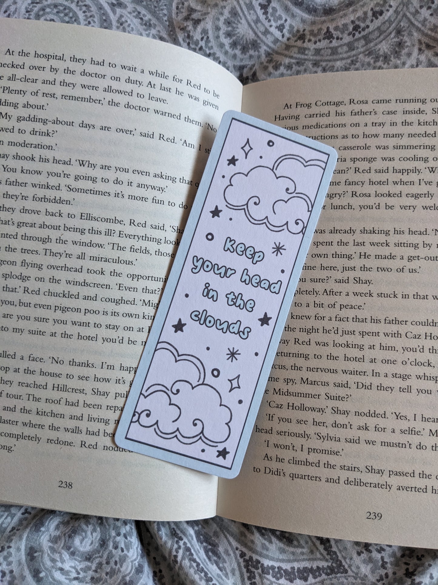 Head In The Clouds Bookmark