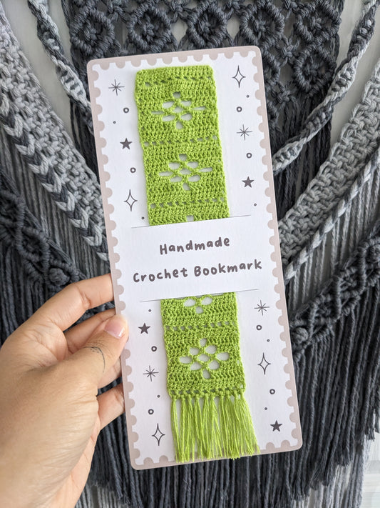 Crochet Bookmark, Cotton Micro crochet style