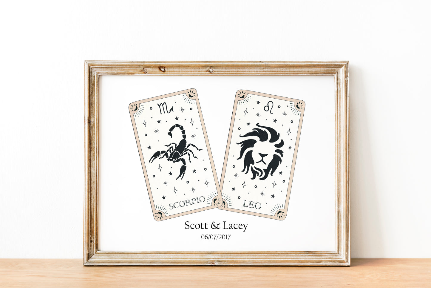 Zodiac Couple Tarot Cards