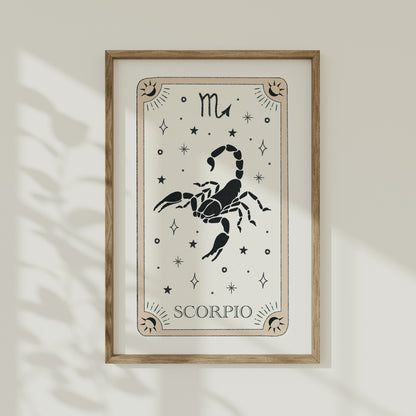 Zodiac Tarot Card